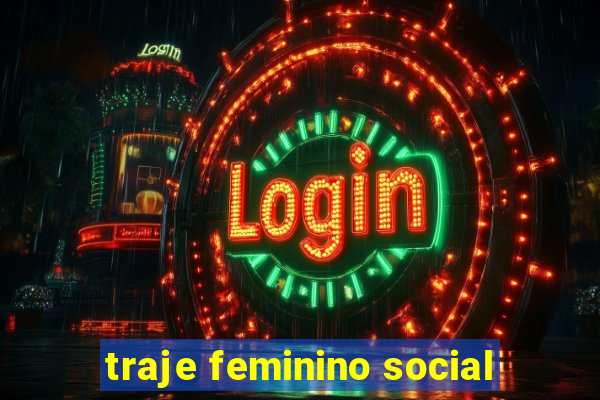 traje feminino social